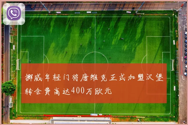 挪威年轻门将唐维克正式加盟汉堡转会费高达400万欧元