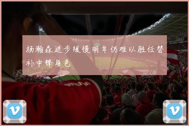 杨瀚森进步缓慢明年仍难以胜任替补中锋角色
